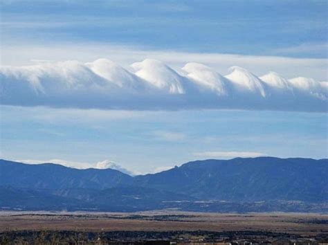 This is a rotor cloud. It's also know as a roll cloud. Roll clouds are ...