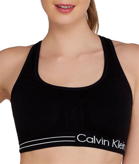 Calvin Klein Women S Medium Impact Sports Bra With Removable Cups