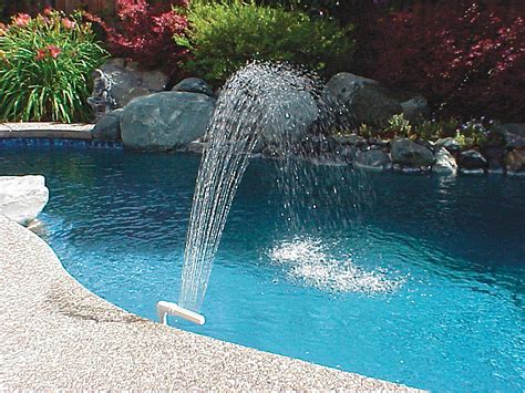 Inground pool waterfalls rock. Various styles - Pools ideas