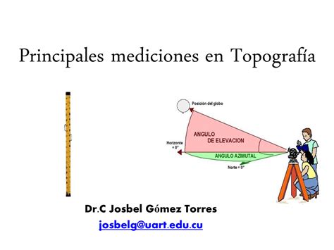 Principales mediciones en Topografía Monografias