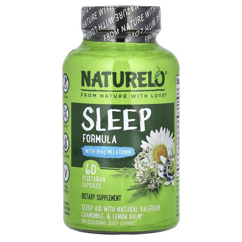 NATURELO Sleep Formula 베지 캡슐 60정