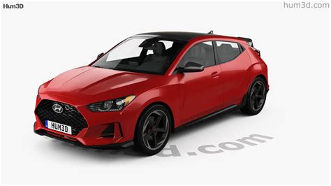 360 View Of Hyundai Veloster 2017 3d Model 3dmodels Store