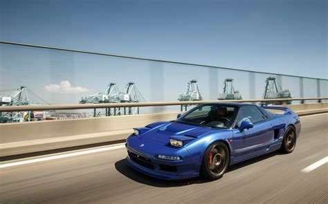 Wallpaper Honda Acura NSX Mobil Biru Mobil Jepang Mobil Sport Pop