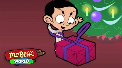 Mr Bean Unwraps His Christmas Presents Early Mr Bean Animated Full Episodes Mr Bean World