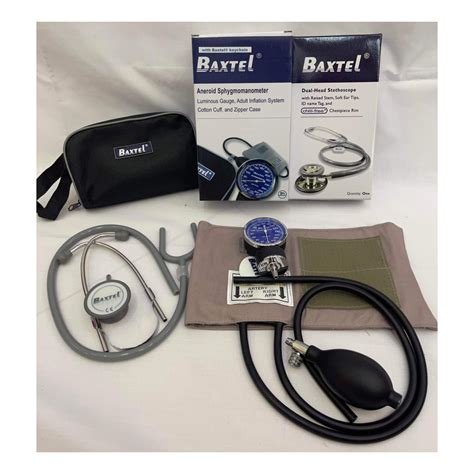 Baxtel Aneroid Sphygmomanometer And Dual Head Stethoscope Lazada PH