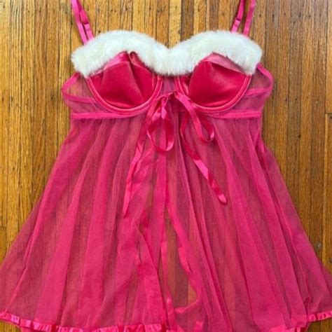 Intimates Sleepwear Hot Pink Y2k Fembot Sheer Lingerie Too Poshmark