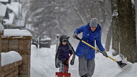 Winter Storms Slam The Midwest Photos