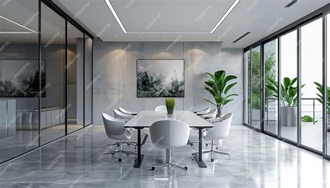 Premium Photo | Light and Minimalist Office Board Interior Design ...