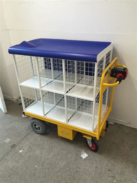 Battery Powered Post Trolley Storage Aspects