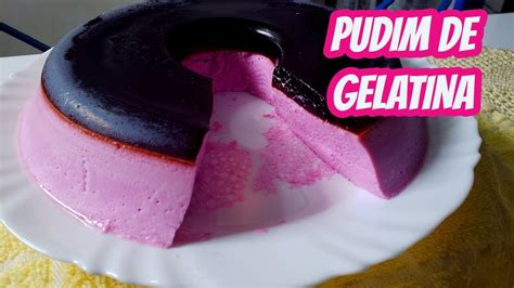 SOBREMESA PUDIM DE GELATINA RECEITAS DA FANY YouTube