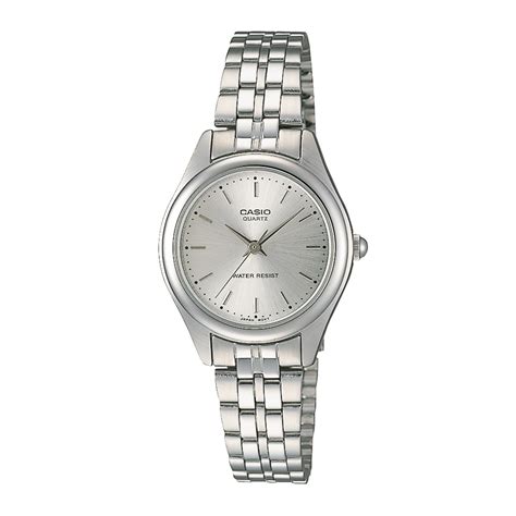 Reloj Casio Ltp A Ardf Acero Mujer Plateado Btime