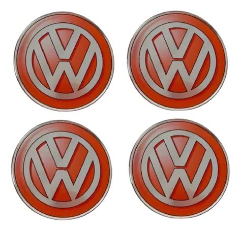 Adesivo Emblema Roda Resinado Volkswagen Mm Cl Fk Parcelamento