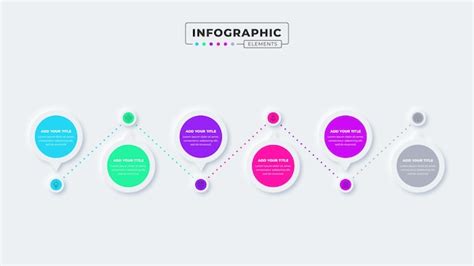 Premium Vector Creative Business Infographic Elements With Six Steps