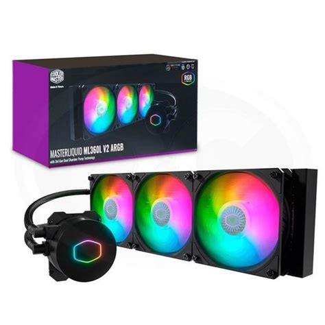 Water Cooler Cooler Master Para Cpu Masterliquid Ml360l V2 Argb Mlw D36m A18pa R2 Water