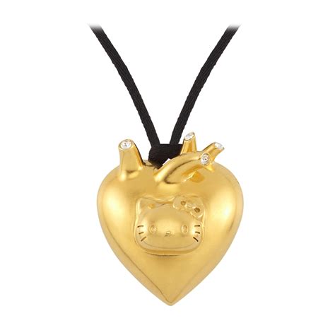 Hello Kitty Gold Necklace