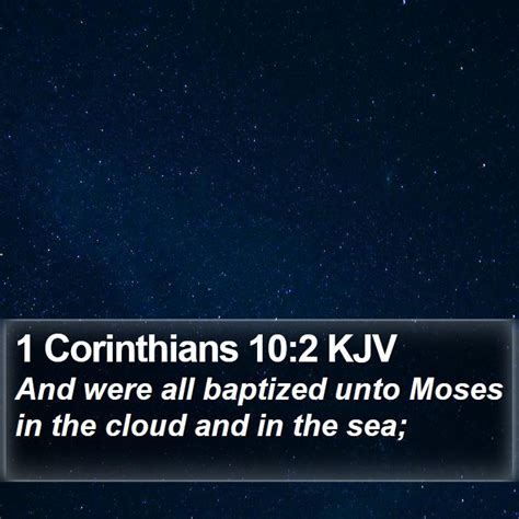 1 Corinthians 10 2 Kjv Bible Verse Images