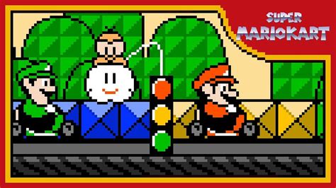 Mario Circuit 8 Bit Remix Super Mario Kart Youtube