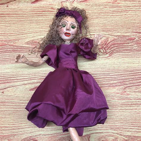 Ooak Creepy Art Doll Haunted The Gypsy Etsy