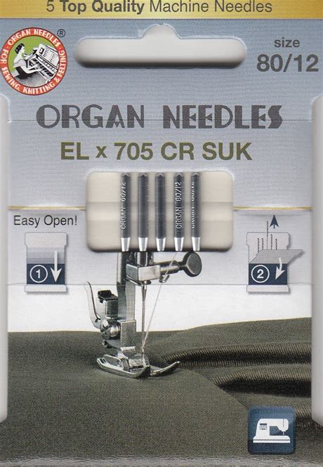 N L Elx Cr Suk Eco Pack Organ Needle