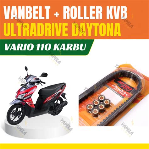 Jual Vbelt Roller Vanbelt Vario 110 Karbu Kvb V Belt Daytona Racing