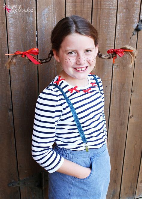 DIY Pippi Longstocking Costume And Hair Pippi Longstocking Costumes