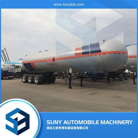 Nigeria Used LPG Pressure Vessel Tank Trailer China LPG Tri Axle Semi