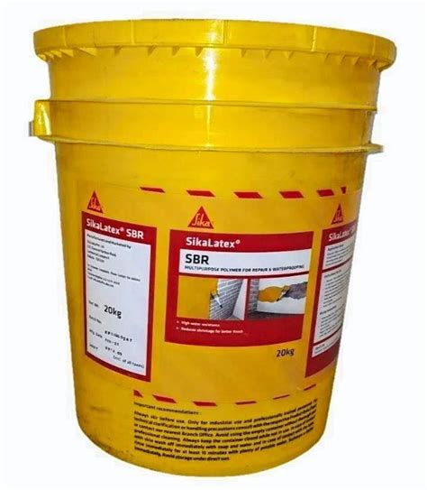 Sika Latex Sbr Ltr For Waterproofing And Repair Liquid At Rs