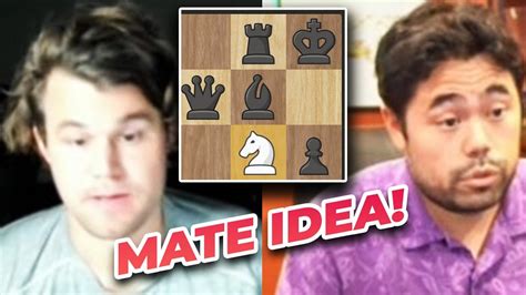 Magnus Carlsen Finds The Checkmate Idea Against Hikaru Nakamura Youtube