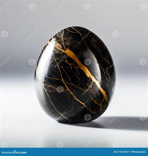 Polished Black Marble with Intricate Gold Veins that Catch the Light ...