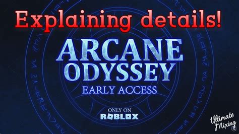 Arcane Odyssey Early Access Trailer Brief Explanation Of Details