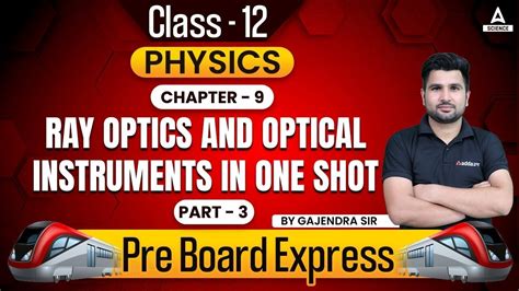 Ray Optics And Optical Instruments Class 12 One Shot Physics Chapter