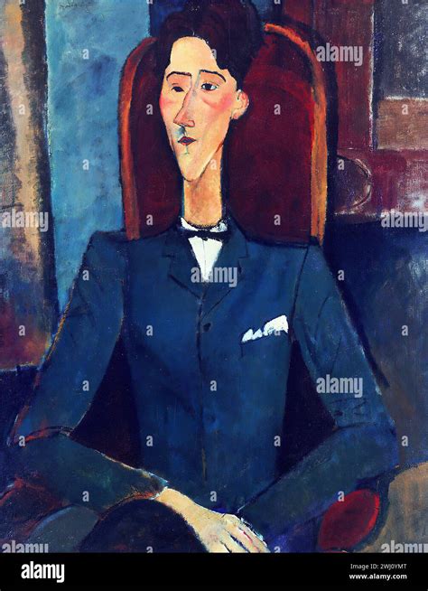 Amedeo Modigliani 00002 Portrait De Jean Cocteau Stock Photo Alamy