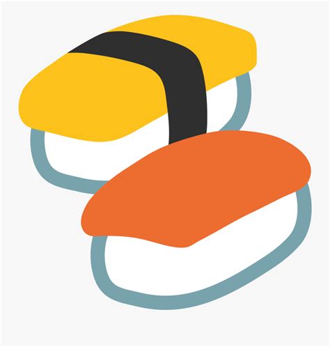 Sushi Android Emoji , Free Transparent Clipart - ClipartKey