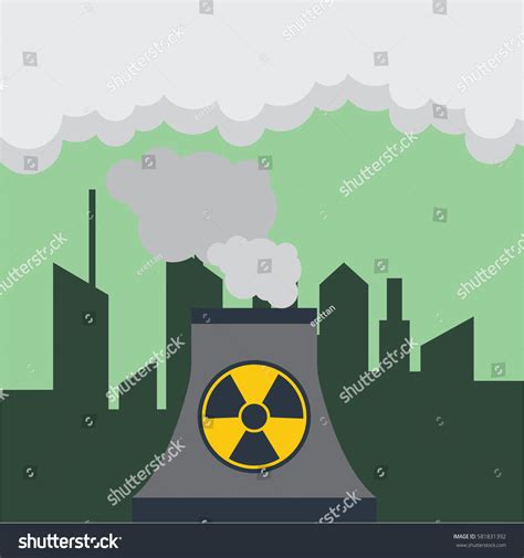 Air Pollution Poster Stock Vector Royalty Free 581831392