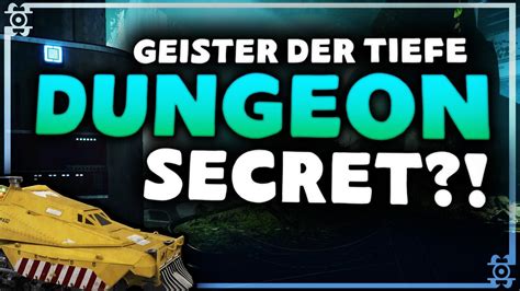 Destiny 2 EASTEREGG oder RÄTSEL DUNGEON GEISTER DER TIEFE German