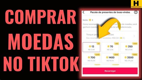 Como Comprar Moedas No Tiktok Atualizado Youtube