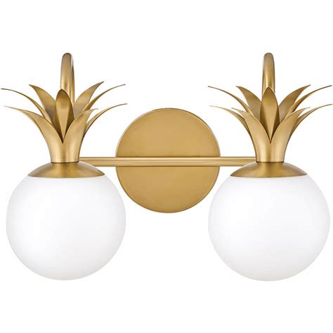 Hinkley 54152HB Palma Contemporary Heritage Brass LED 2 Light Bathroom