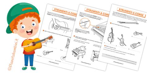 Strumenti A Corde Schede Didattiche Per La Scuola Primaria
