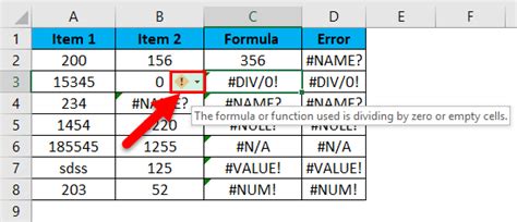 Errors In Excel How To Correct Errors In Excel Top Full List