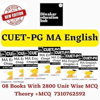 Buy Cuet Pg Ma English Set Of Books Theory Mcq As Per Updated