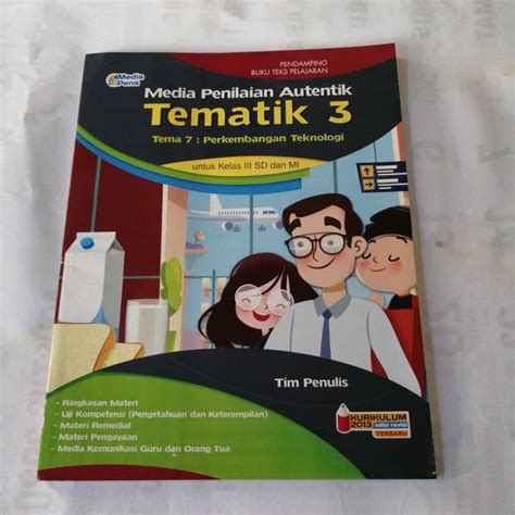 Jual MEDIA PENILAIAN AUTENTIK TEMATIK SD KELAS 3 TEMA 1 2 3 4 5 6 7 8