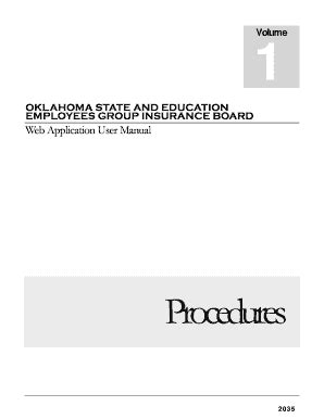 Fillable Online Gateway Sib Ok OKLAHOMA STATE AND EDUCATION EMPLOYEES