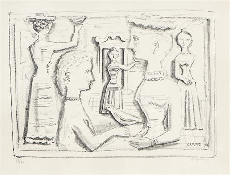 Massimo Campigli Women And Doves 1944 1944 MutualArt