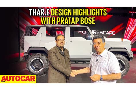 Mahindra Thar Electric Concept Design Highlights Designer Pratap Bose