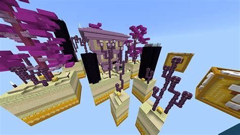 Lucky Block Skyblock By Odyssey Builds Minecraft Marketplace Map