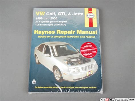 Haynes 96018 Haynes Repair Manual Vw Mkiv Golfjetta