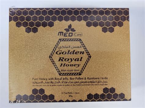 Medcare Golden Royal Honey 20g 12 Sachets Performpills