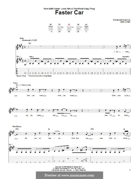 Faster Car by K. Urban - sheet music on MusicaNeo