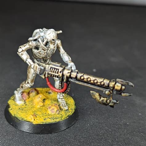 Painted My First Necron Went For A Rusted In The Desert Look Very