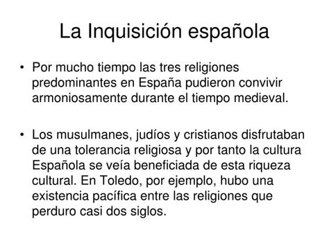 PPT La Inquisición española PowerPoint Presentation free download